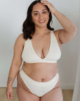 Plunge Bra - Cream