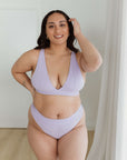 Plunge Bra - Lilac