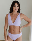 Plunge Bra - Lilac