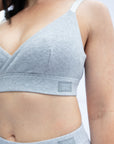 Crossover Bra - Marle Grey