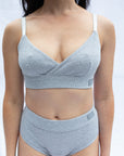 Crossover Bra - Marle Grey