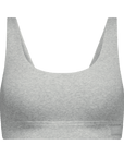 Scoop bra wireless Grey Marle_Front