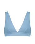 Wireless Bra Sky Blue Plunge Bra