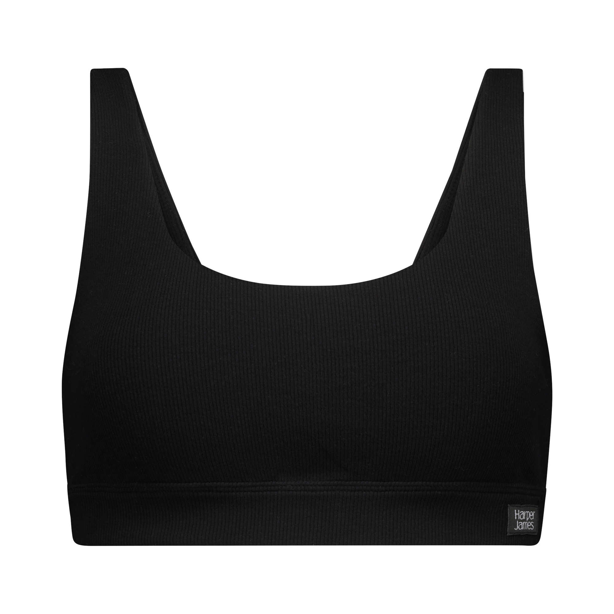 Wireless bra Scoop neck black medium